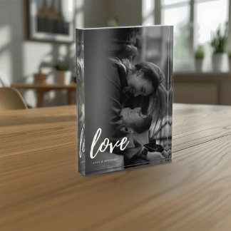 Bloc Photo Bold & Modern Love Couple Photo Block