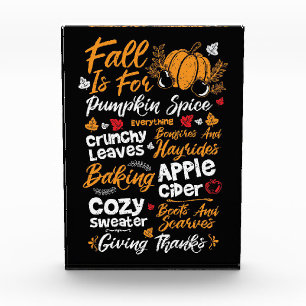 Bloc Photo Bon thanksgiving Automne est pour épices Citrouill