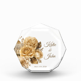 Bloc Photo Bouquet-Mariage de fleurs neutres