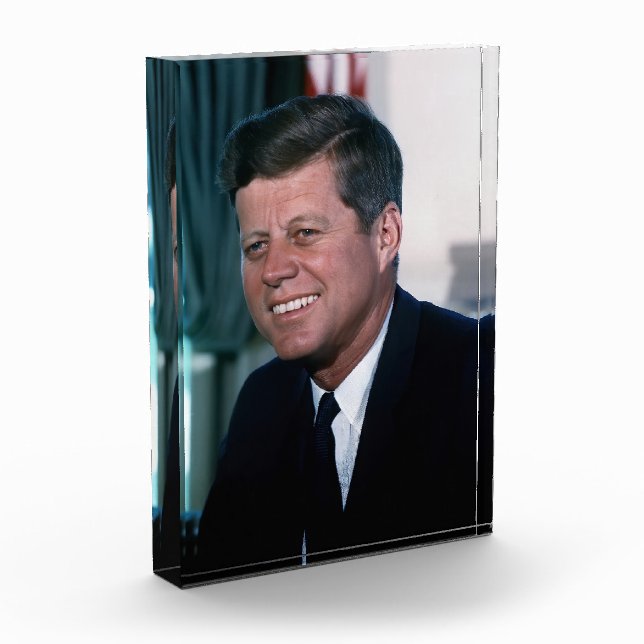 Bloc Photo Bureau ovale du président John F. Kennedy (Gauche)