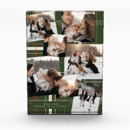 Bloc Photo Cadeau de Noël vert traditionnel Plaid Cosy 8