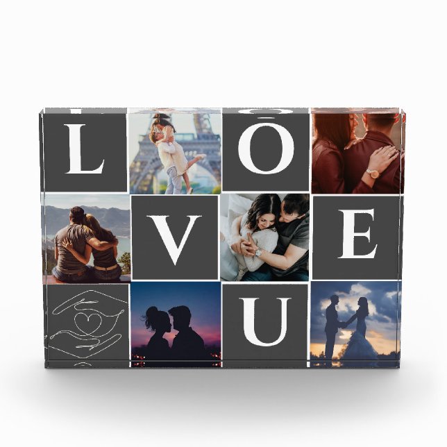 BLOC PHOTO CADEAU PHOTO DE COUPLE PERSSONALISÉ POUR CONJOINT (Devant)