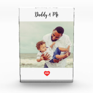 Bloc Photo Cadeau pour papa des enfants Personnalisé papa & m