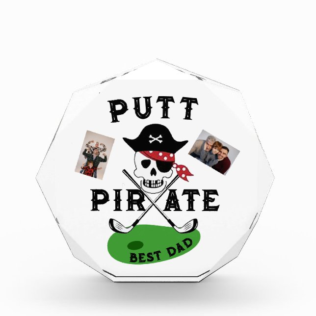 Bloc Photo Cadeau Pour Papa #pèresDay Cadeau Personnalisé Gol (Devant)