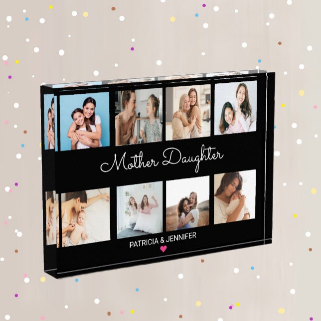 Bloc Photo Calligraphie moderne de la fille mère | Collage de (Créateur téléchargé)