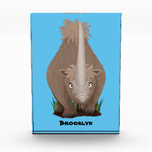 Bloc Photo Caricature en élasmère de rhinocéros laineux