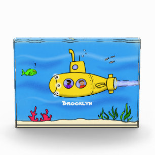 Bloc Photo Caricature sous-marine joyeuse