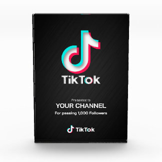 Bloc Photo Chaîne personnalisée TikTok