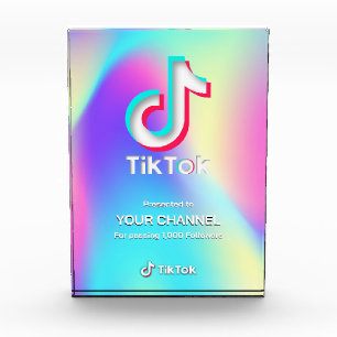 Bloc Photo Chaîne personnalisée TikTok