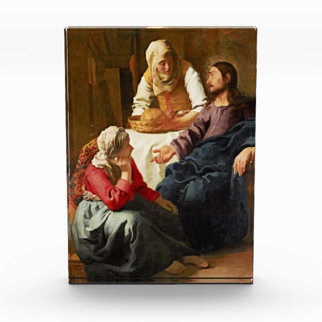 Bloc Photo Christ dans la Maison de Martha et Marie (Devant)