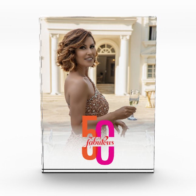 Bloc Photo Cinquante et fabuleux 50e anniversaire (Devant)