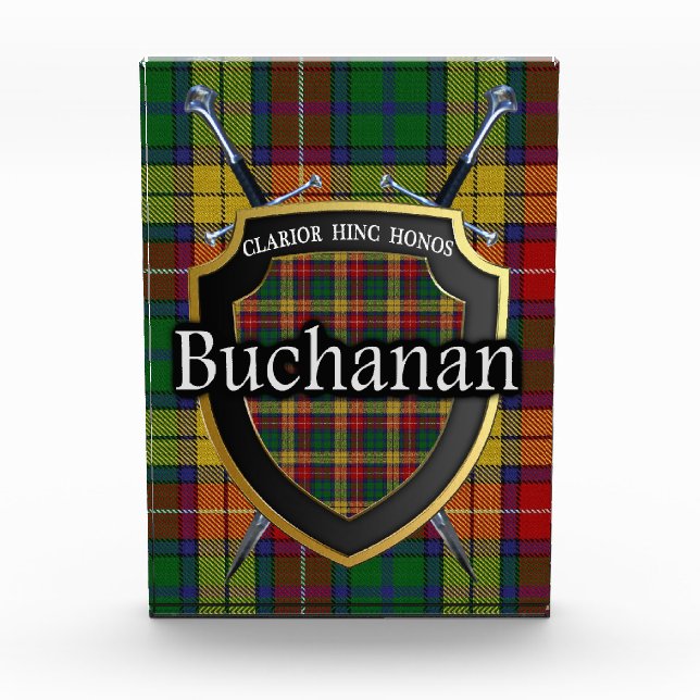 Bloc Photo Clan Buchanan Tartan (Devant)