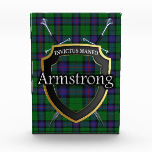 Bloc Photo Clan écossais Armstrong Tartan