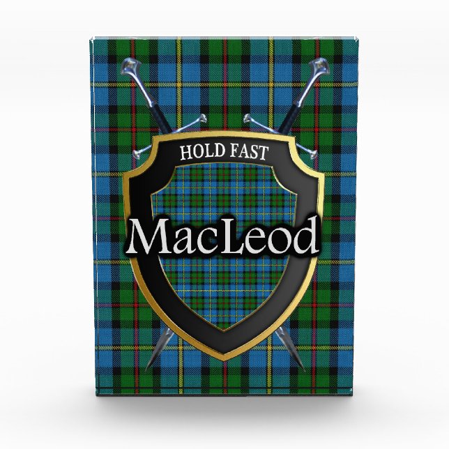 Bloc Photo Clan MacLeod de Harris Tartan (Devant)