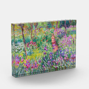 Bloc Photo Claude Monet - Le jardin d'Iris à Giverny