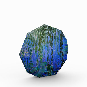Bloc Photo Claude Monet - Lys d'eau avec saule plumant