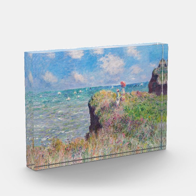 Bloc Photo Claude Monet - Promenade Cliff à Pourville (Gauche)