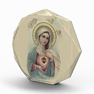 Bloc Photo Coeur impeccable et douleureux de Vierge Marie