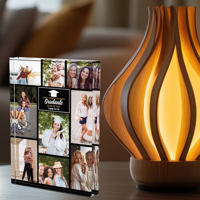 Bloc Photo Collage d'amis de l'année supérieure 2025 Cadeau d (Créateur téléchargé)