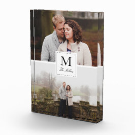 Bloc Photo Collage de photos Monogrammed 2