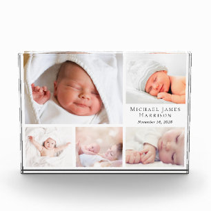 Bloc Photo Collage personnalisé pour bébé