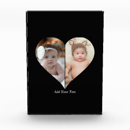 Bloc Photo Collage photo en forme de coeur 2