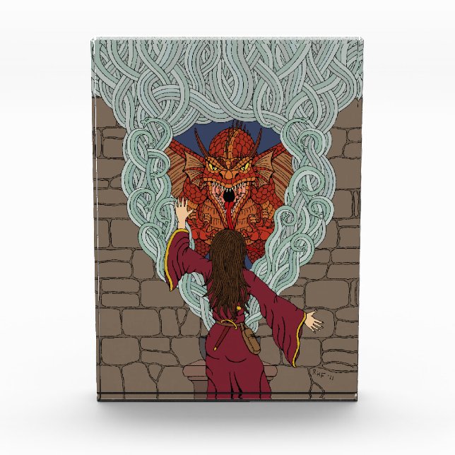 Bloc Photo Comjurer le dragon (Devant)