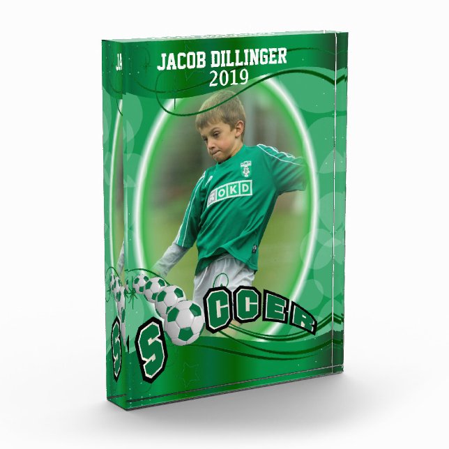 Bloc Photo Conception du joueur de football - DO-IT-YOURSELF  (Gauche)