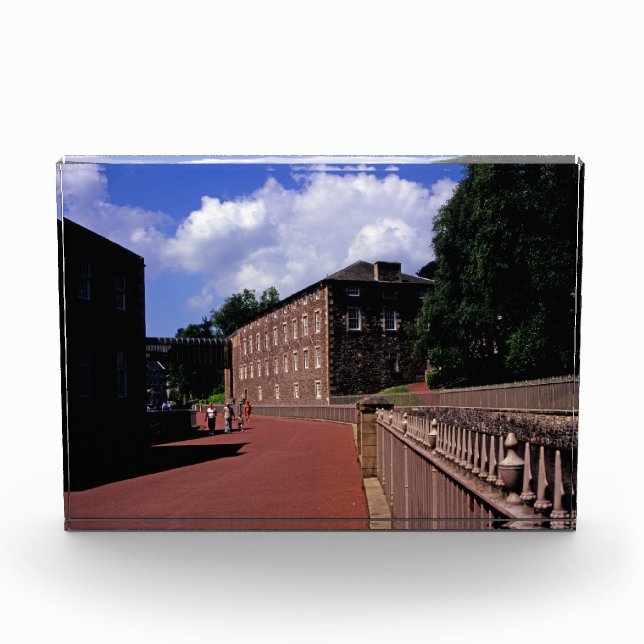 Bloc Photo Cotton Mill à New Lanark Postcard Poster (Devant)