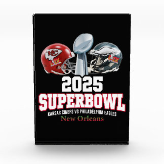 Bloc Photo Coupe du Super Bowl 2025
