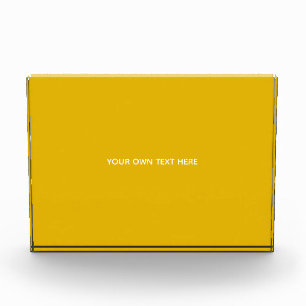 Bloc Photo Créez Votre Propre Conception Personnalisée Jaune