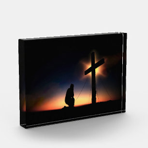 Bloc Photo Croix de crucifixion Jésus Christ