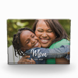 Bloc Photo Custom Mom Established Modern Script Photo
