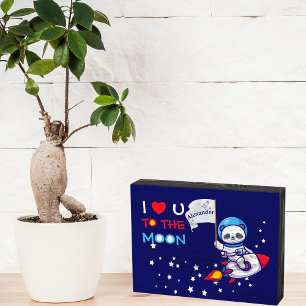 Bloc Photo Cute Panda Ours Astronaut Sur Rockship Kids