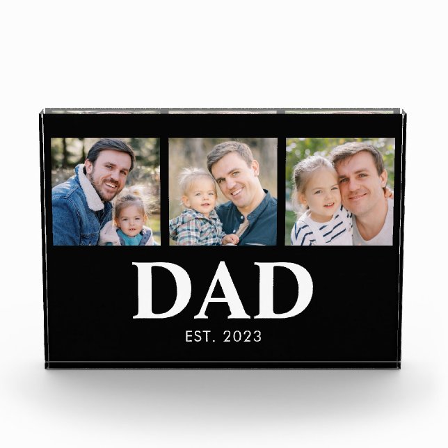 Bloc Photo Dad Established Fathers Day 3 Picture (Devant)
