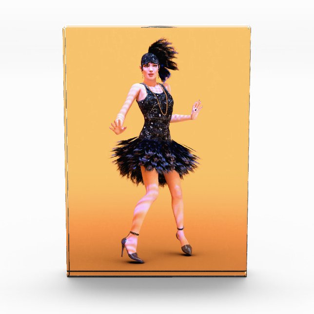 Bloc Photo Danse Flapper Vintage (Devant)