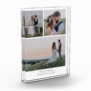 Bloc photo de Collage Mariage moderne