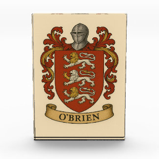 Bloc photo de la crête de famille O'Brien