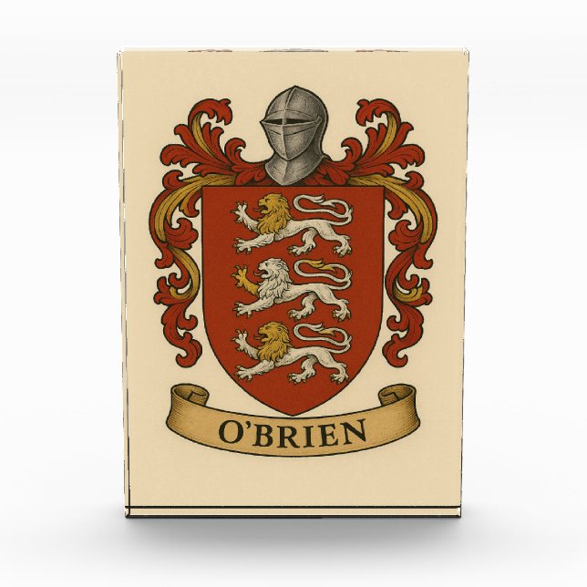 Bloc photo de la crête de famille O'Brien (Devant)