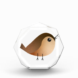 Bloc Photo Dessin Animé d'Oiseau Moineau
