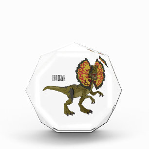 Bloc Photo Dilophosaurus dessin animé