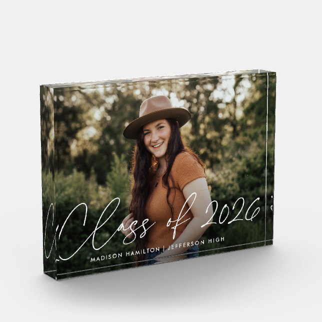 Bloc Photo Diplômé 2023 écriture blanche moderne pour la remi (Gauche)