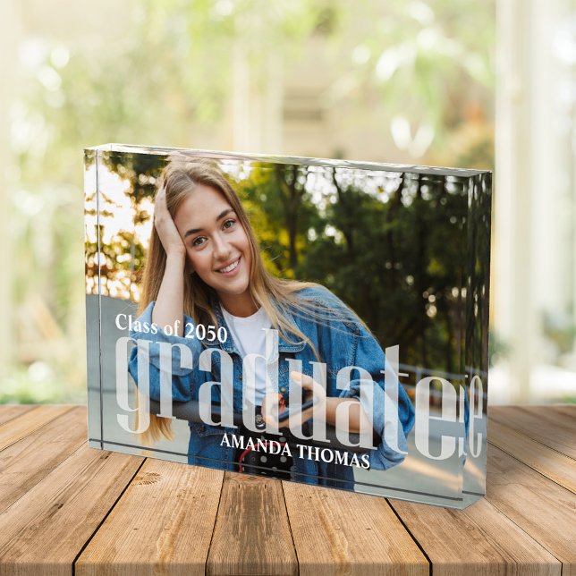 Bloc Photo Diplôme Moderne Typographie Photo (Créateur téléchargé)