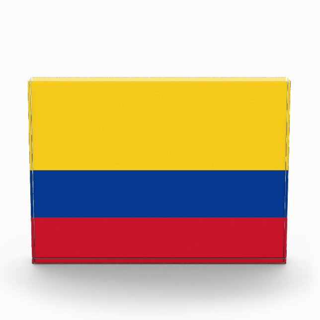Bloc Photo Drapeau de Colombie (Devant)