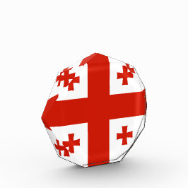 Bloc Photo Drapeau de Géorgie