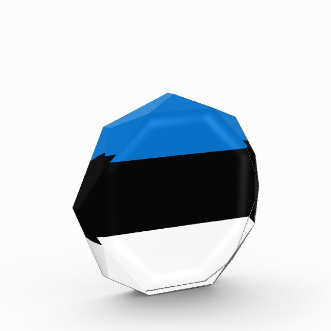 Bloc Photo Drapeau de l'Estonie (Gauche)