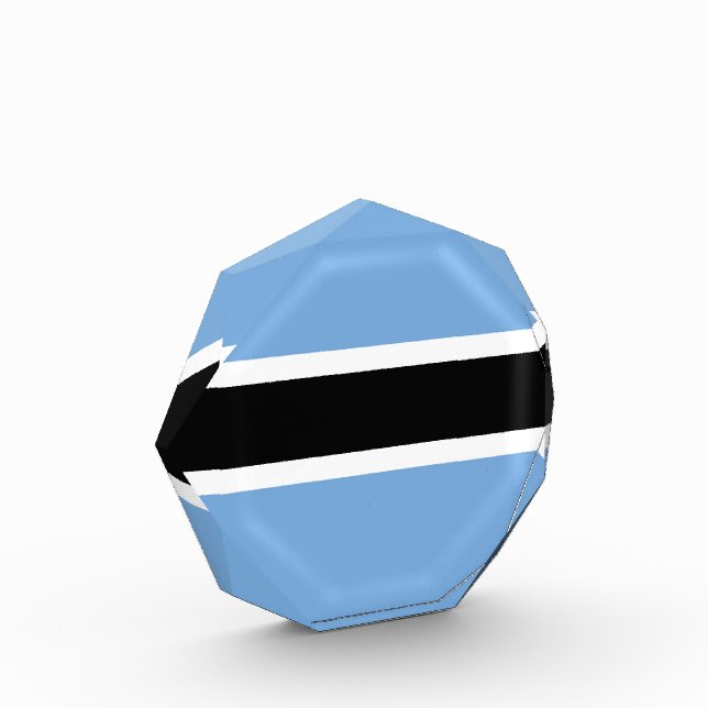 Bloc Photo Drapeau du Botswana (Gauche)
