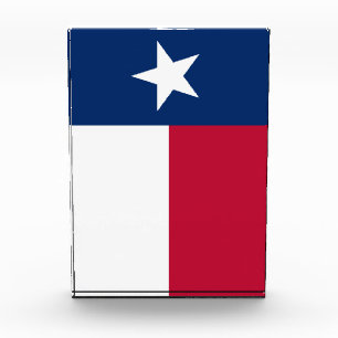 Bloc Photo Drapeau du Texas : Longhorns, l'État de l'étoile s