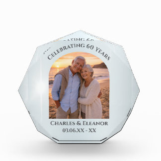 Bloc Photo Elegant 60th Anniversary Arch Photo Keepsake Gift