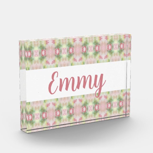 Bloc Photo Emmy Print Décoratif Bloc Acrylique (Gauche)